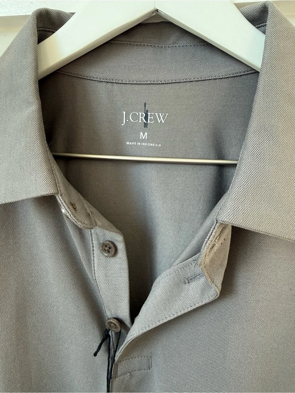 NWT J.Crew Performance piqué polo shirt Size M